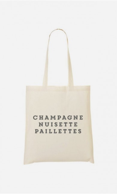 Tote Bag Champagne Nuisette Paillettes