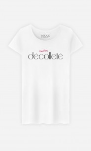 T-Shirt Femme Mention Décolleté