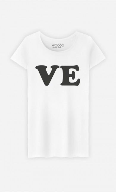 T-Shirt Femme Love Ve