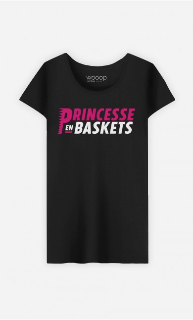 T-Shirt Femme Princesse en Baskets