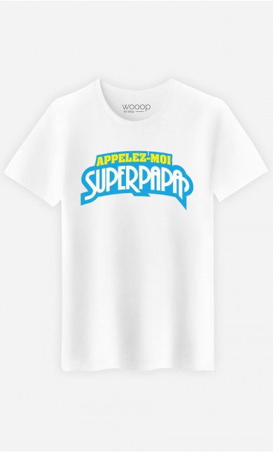 T-Shirt Homme Appelez-Moi SuperPapa