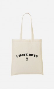 Tote Bag I hate boys