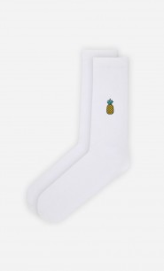Chaussettes Blanches Ananas