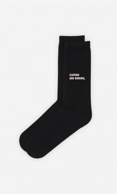 Chaussettes Noires Just Wear Socks - Duo