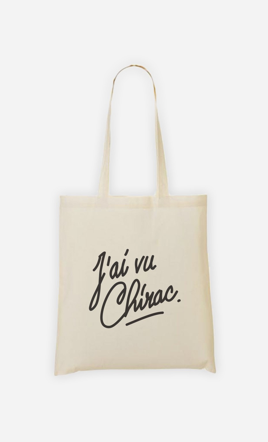Tote Bag J'ai vu Chirac