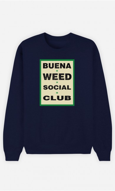 Sweat Bleu Buena Weed Social Club