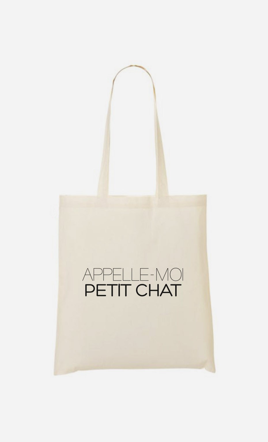 Tote Bag Appelle-Moi Petit Chat