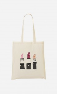 Tote Bag Lipstick - brodé