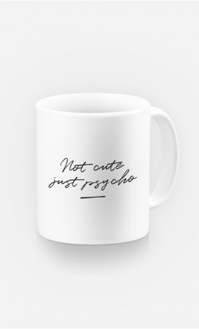 Mug Not Cute - brodé