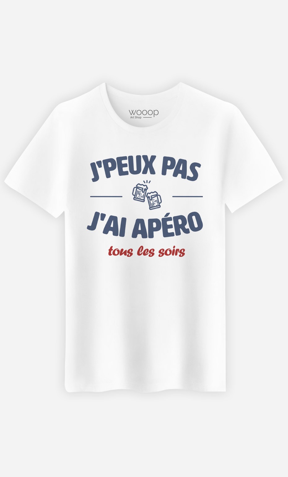 T Shirt Homme Ap ro Tous les Soirs original Wooop