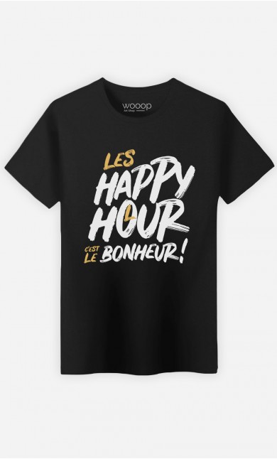 T-Shirt Happy Hour Bonheur