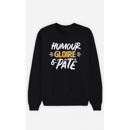 T-Shirt Homme Humour Gloire et Pâté original - Wooop