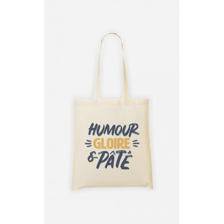 Tote Bag Humour Gloire et P t original Wooop