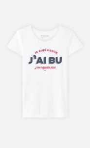 T-Shirt J'ai Bu J'me Rappelle Plus