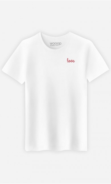 T-shirt Love - brodé