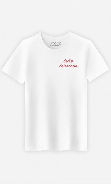 T-shirt Dealer de bonheur - brodé