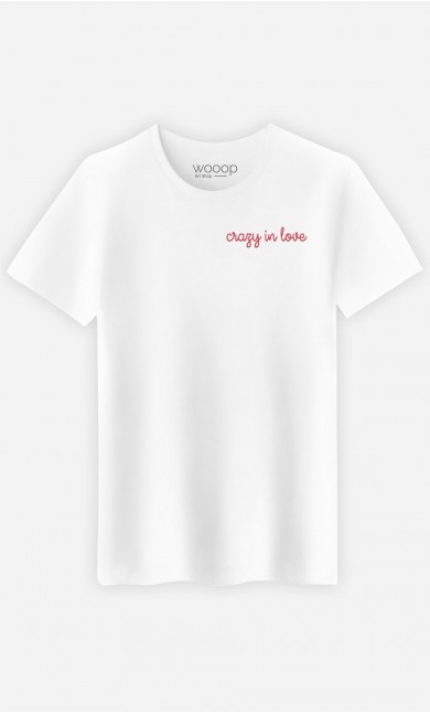 T-shirt Crazy in love - brodé