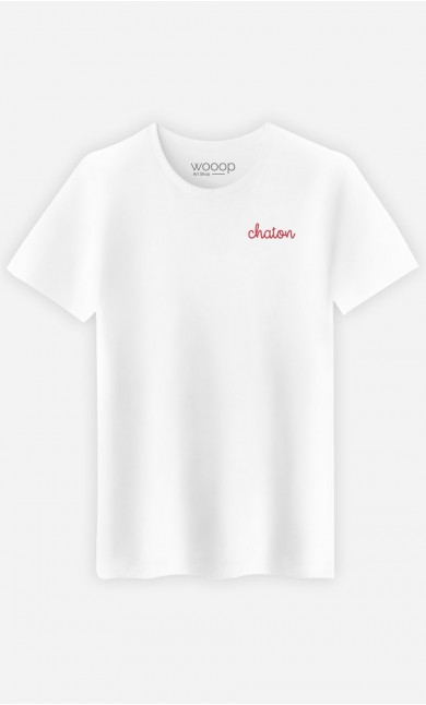 T-shirt Chaton - brodé