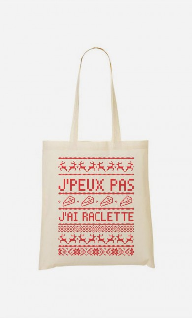 Tote Bag J'peux Pas J'ai Raclette