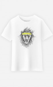 T-Shirt Enfant Hipster Lion