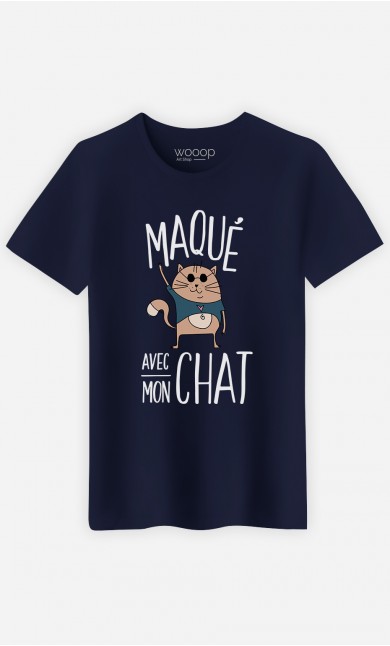T-Shirt Maqué avec mon chat 