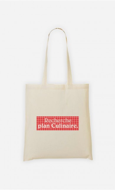 Tote Bag Recherche plan culinaire