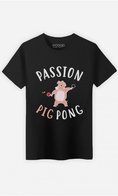 T-Shirt Passion Pig Pong
