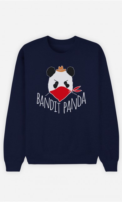 Sweat Bleu Bandit Panda