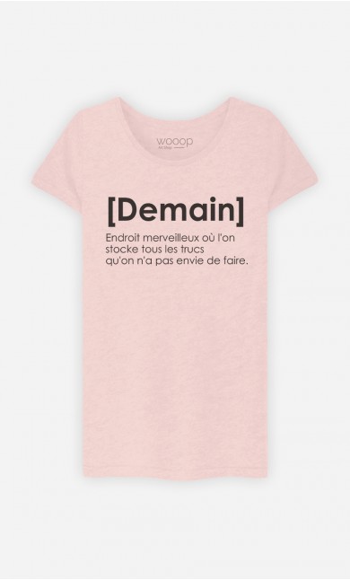 T-Shirt Demain Définition 