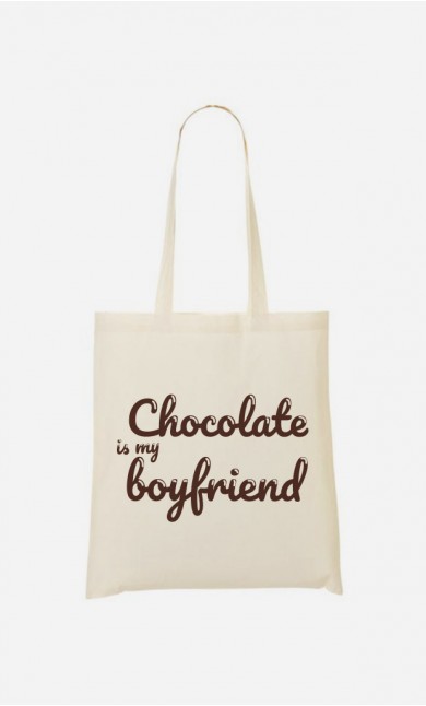 Tote Bag Chocolate Is My Boyfriend