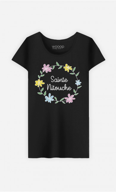 T-Shirt Noir Sainte Nitouche