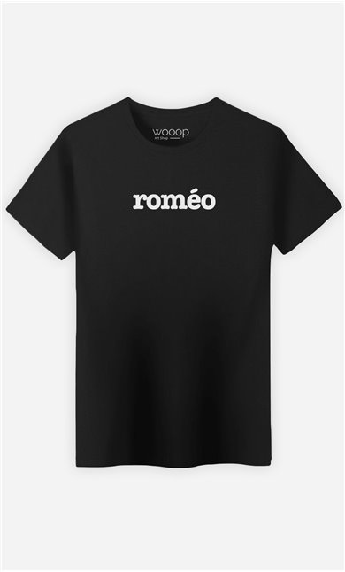 T-Shirt Noir Roméo