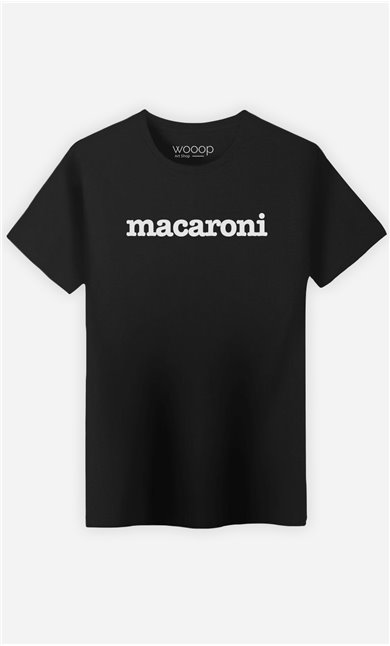 T-Shirt Noir Macaroni