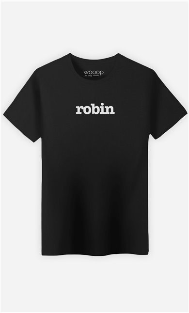 T-Shirt Noir Robin