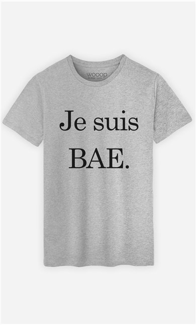 T-Shirt Gris Je Suis Bae