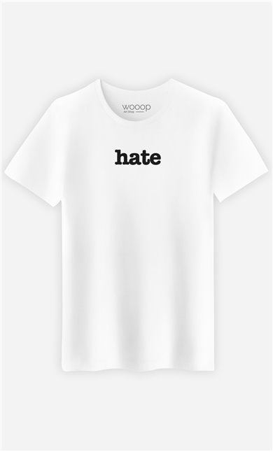 T-Shirt Blanc Hate