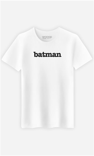 T-Shirt Blanc Batman