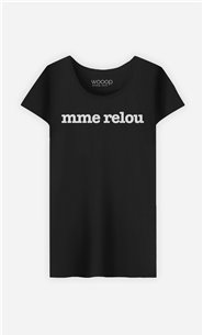 T-Shirt Noir Mme Relou