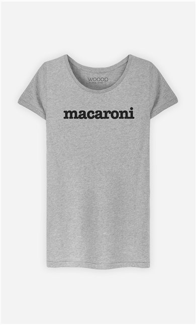 T-Shirt Gris Macaroni