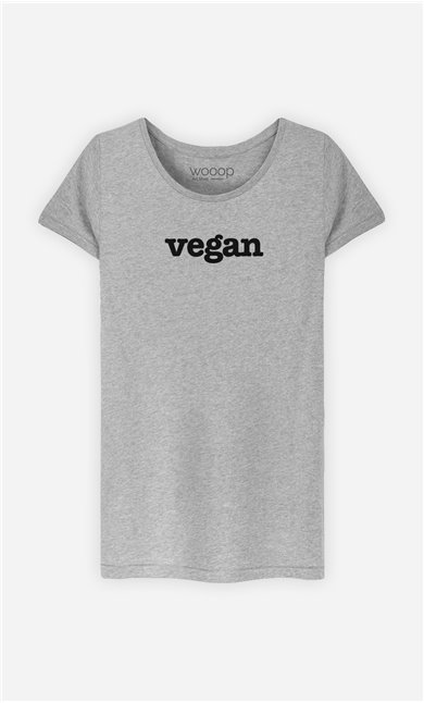 T-Shirt Gris Vegan