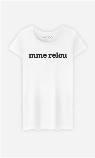T-Shirt Blanc Mme Relou