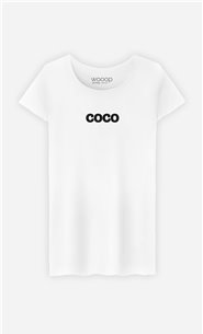 T-Shirt Blanc Coco