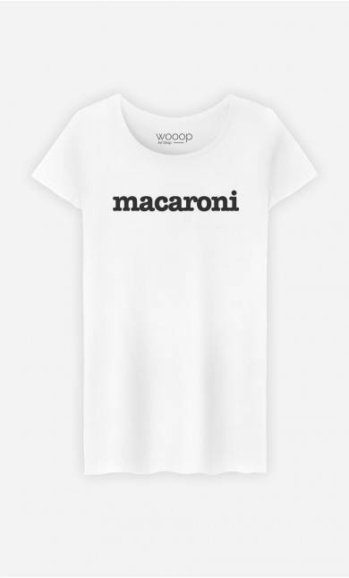 T-Shirt Blanc Macaroni