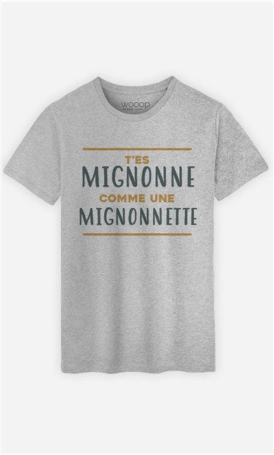 T-Shirt Gris Homme Mignonette