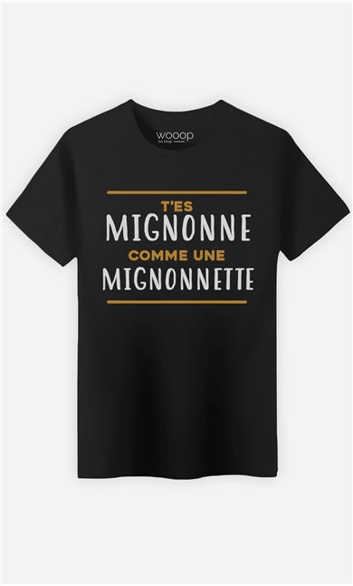 T-Shirt Noir Homme Mignonette