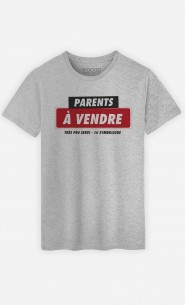 T-Shirt Homme Parents à Vendre