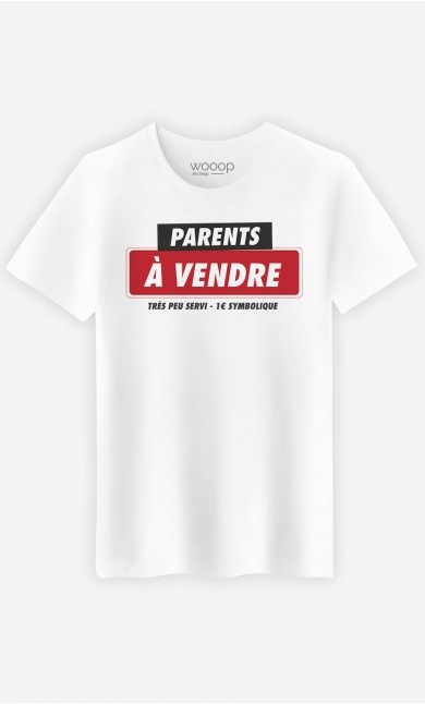 T-Shirt Homme Parents à Vendre