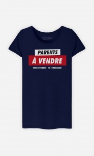T-Shirt Femme Parents à Vendre