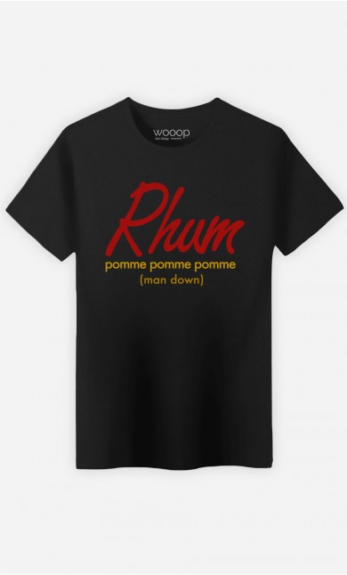 T-Shirt Homme Rhum pom pom pom