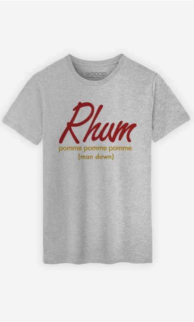 T-Shirt Homme Rhum pom pom pom